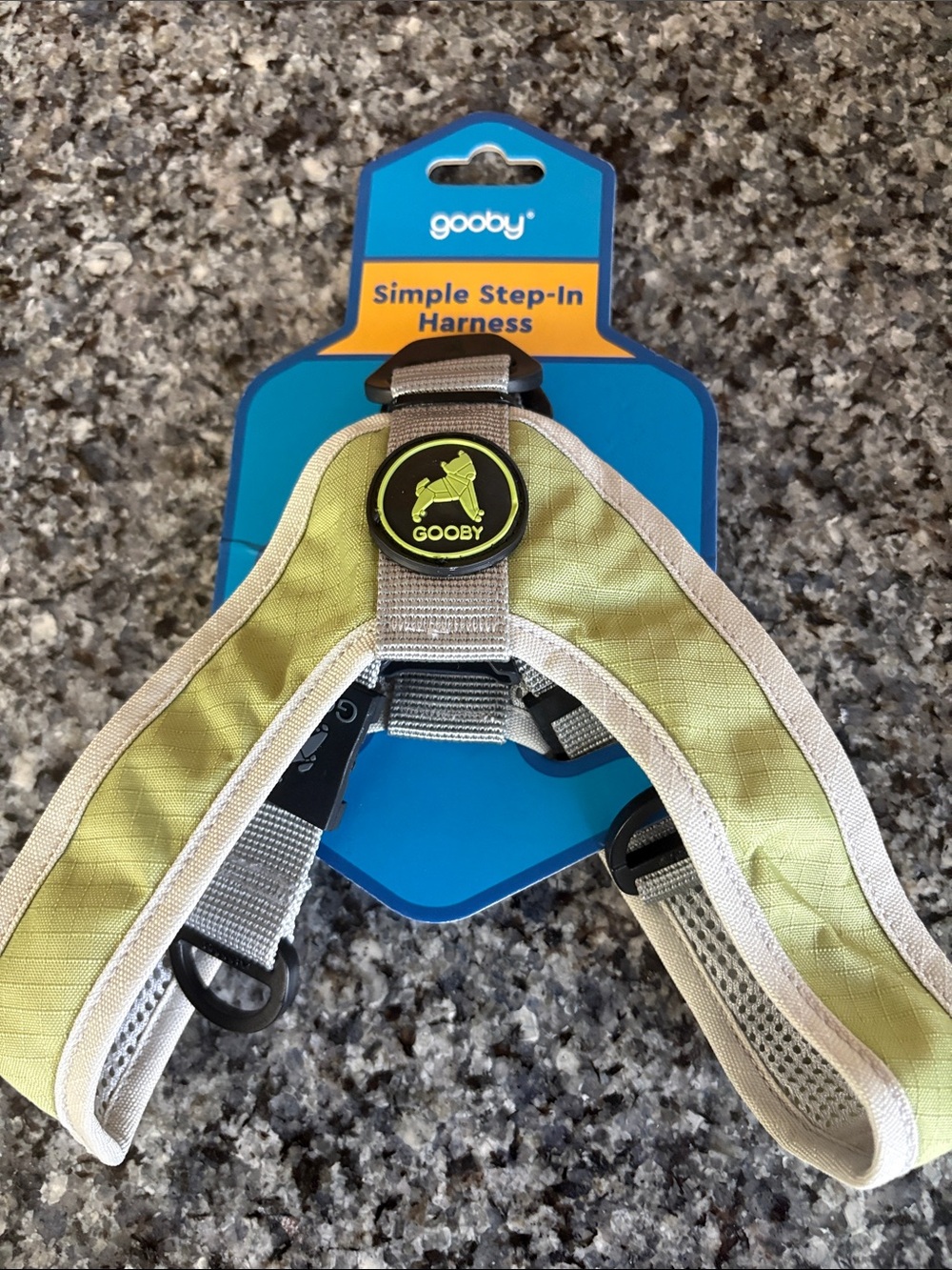 Dog Simple Step-In Harness in Light Green (gooby)